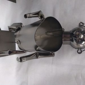 Portabotella de metal c/forma