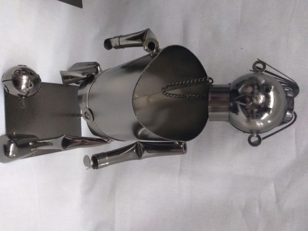 Portabotella de metal c/forma