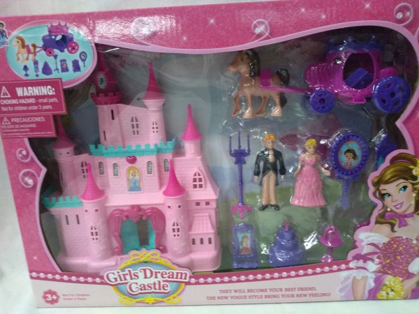 Castillo c/carruaje principes y accesorios
