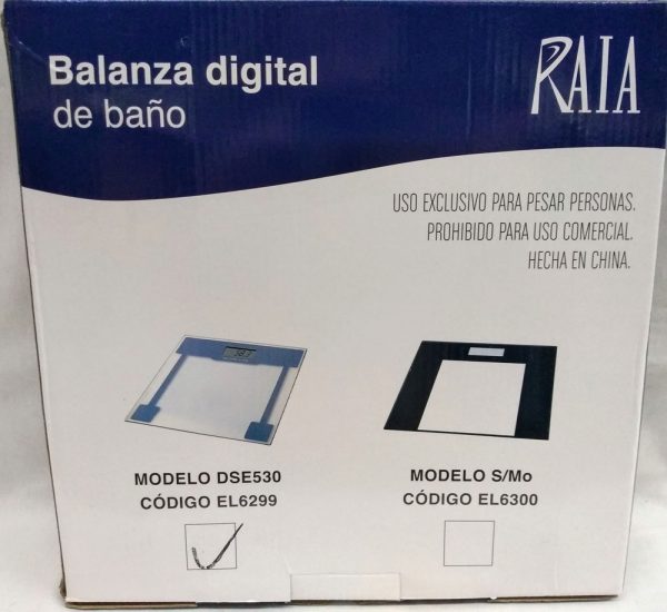 Balanza digital de baño