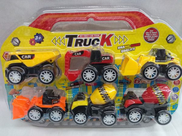Set de camioncitos en blister