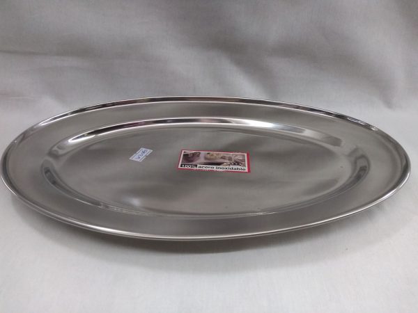 Fuente oval acero inoxidable