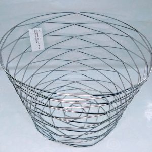 Frutera cromada plata