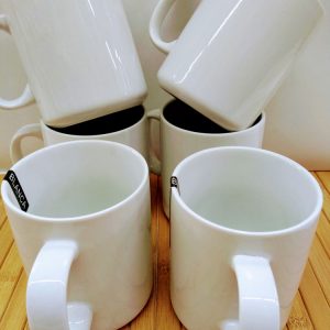 Jarro mug porcelana blanca 320cc