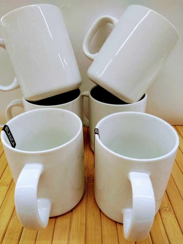 Jarro mug porcelana blanca 320cc