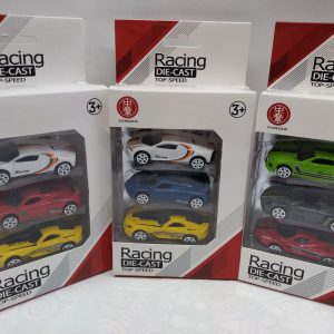 Auto deportivo x3 en caja