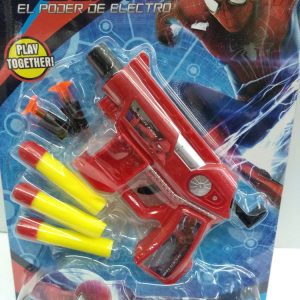 Pistola lanza dardos superheroe