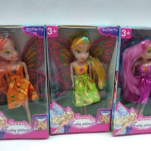 Muñeca "Butterfly" c/luz en caja
