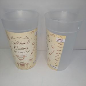 Vaso medidor decorado