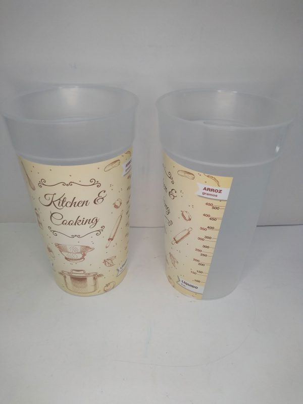 Vaso medidor decorado