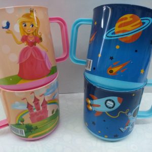Taza plastica infantil personaje