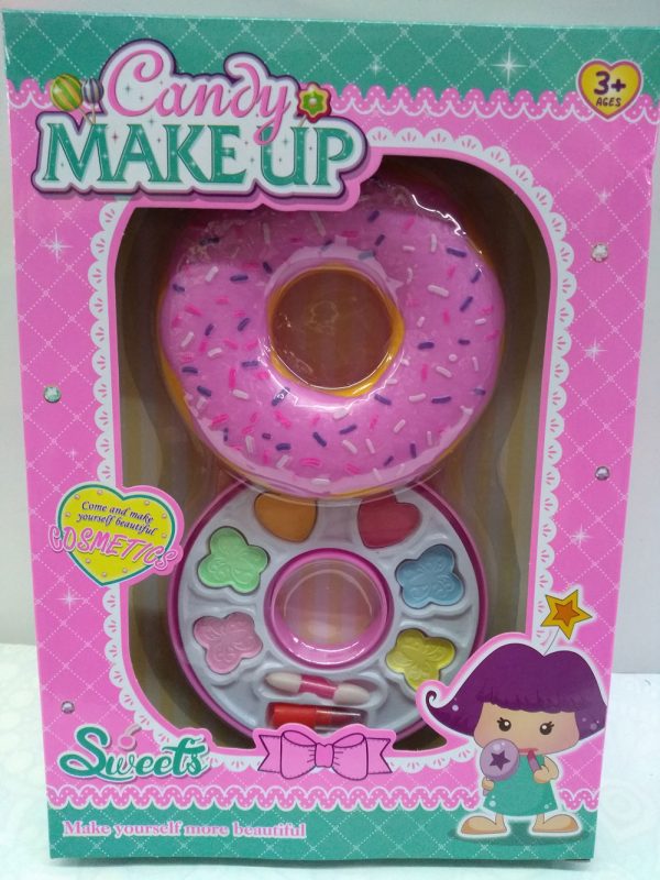 Set de maquillaje dona en caja