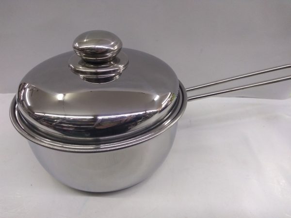 Cacerola c/mango de acero Inox "Gamuza" 18cm
