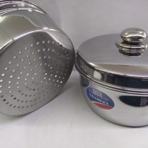 Olla c/colapasta acero Inox "Gamuza"