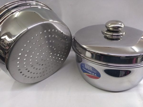 Olla c/colapasta acero Inox "Gamuza"