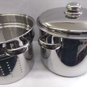 Olla c/colapasta acero Inox "Gamuza"