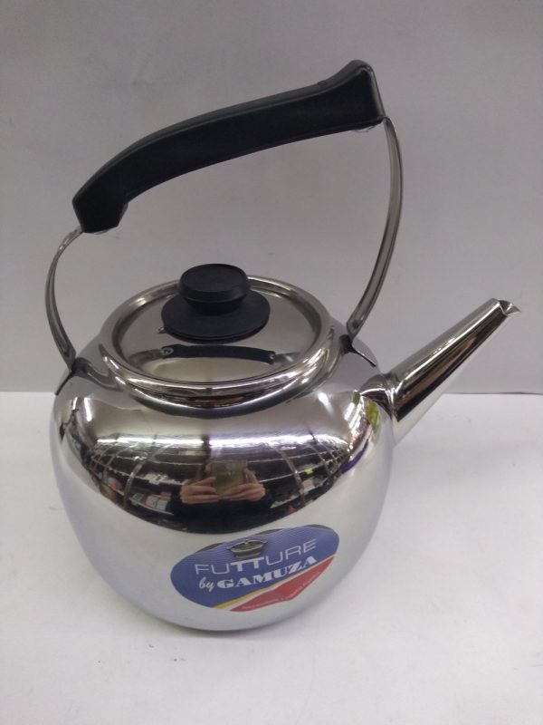 Pava acero Inox "Gamuza" mango bakelita