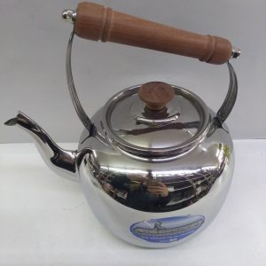 Pava acero Inox "Gamuza" mango madera