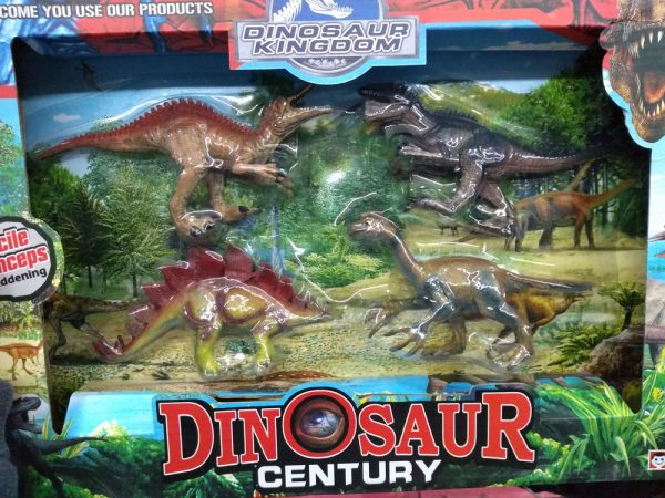 Dinosaurios x4 en caja