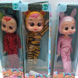 Muñeca larga "Cry babies" en caja