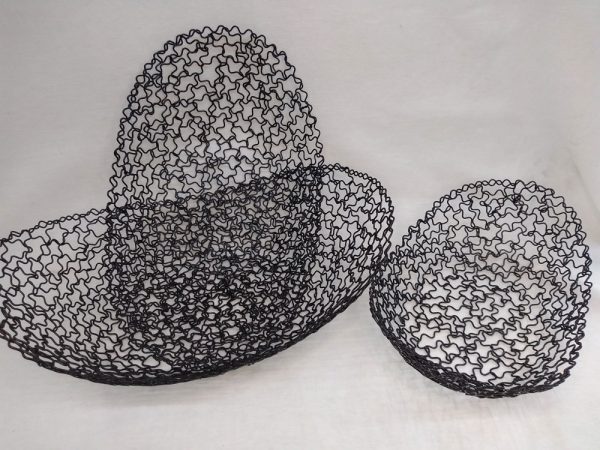 Set de bandejas labradas x2