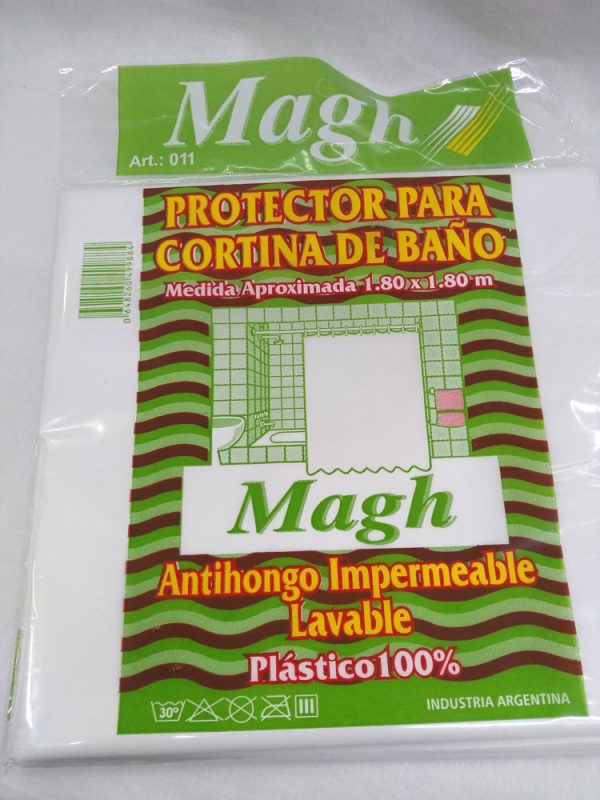 Protector de cortina p/baño "Magh"