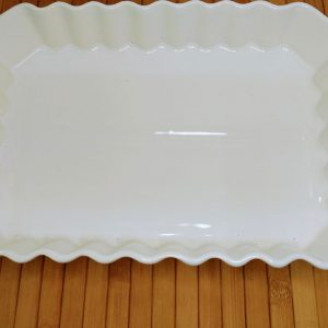 Fuente ceramica rectangular