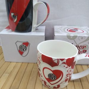 Jarro mug futbol en caja