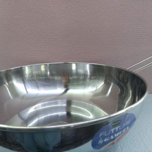 Wok acero Inox "Gamuza" 28cm