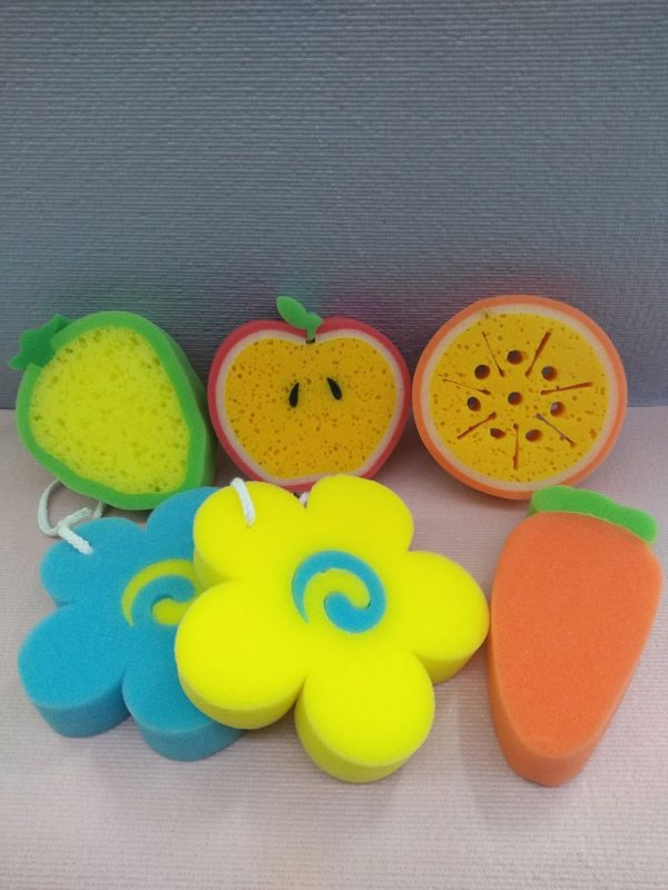 Esponja de baño infantil c/forma
