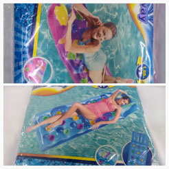 Colchoneta inflable c/posavaso