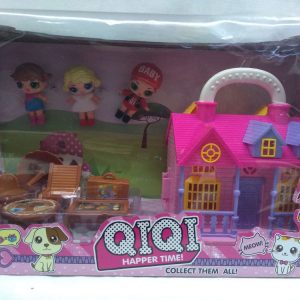Casa + Muñeca "L.O.L" x3 en caja