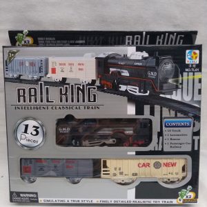 Tren de carga en caja