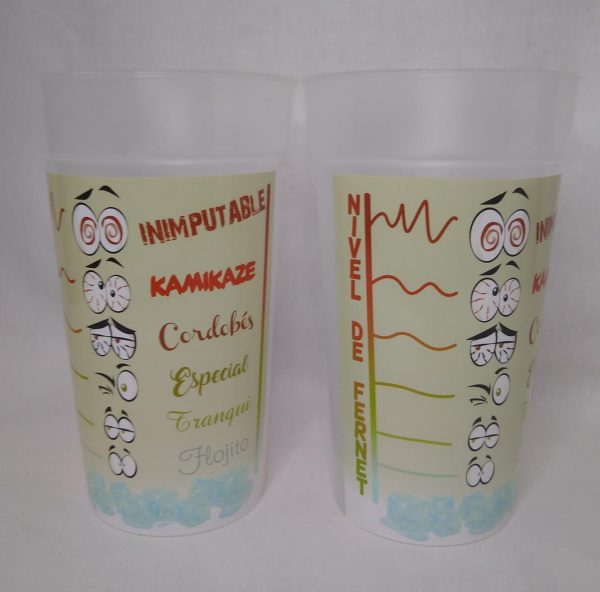 Vaso fernetometro plastico