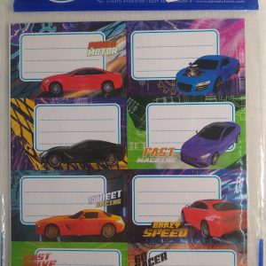 Etiquetas x16 "Autos"