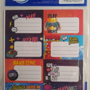Etiquetas x16 "Games"