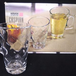 Taza vidrio x6 "Caspian Honey"