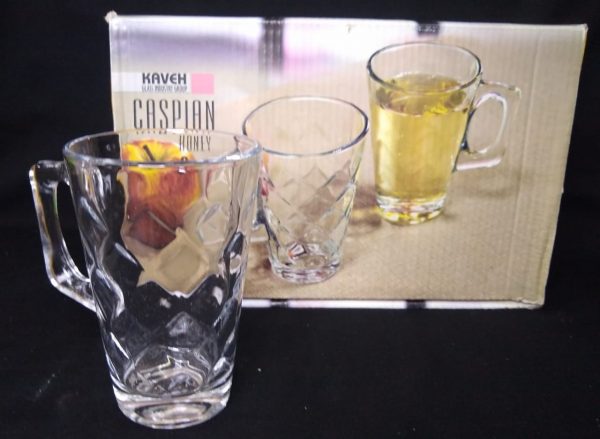 Taza vidrio x6 "Caspian Honey"