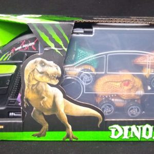 Camion c/acoplado 3 autitos dino a friccion