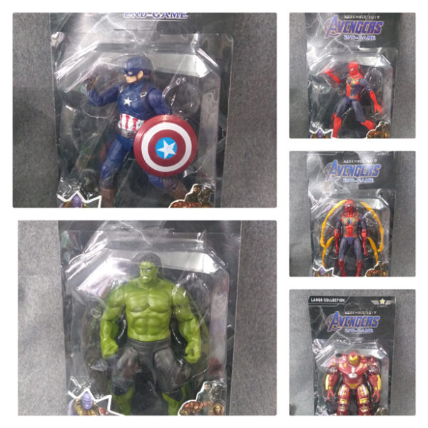 Muñeco avengers c/luz articulado