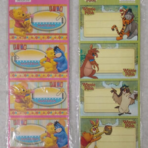 Etiqueta x3 personajes