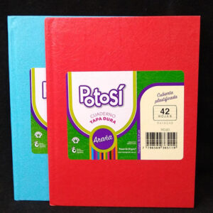 Cuaderno x42 hojas t/dura "Potosi"