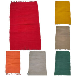 Alfombra lisa c/flecos 50x80
