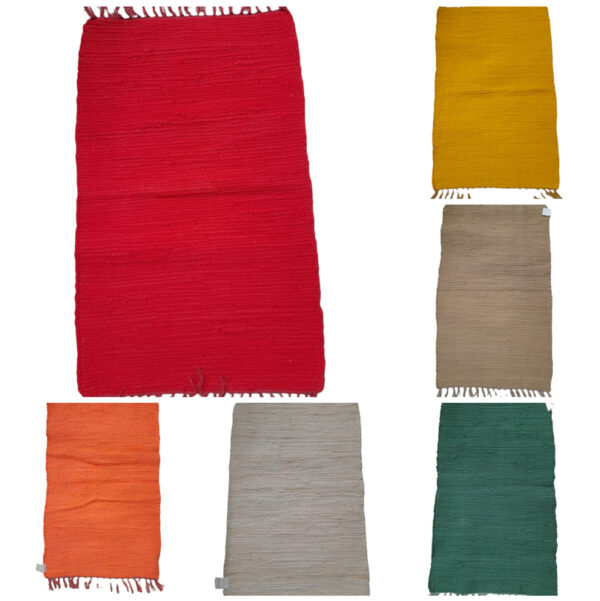 Alfombra lisa c/flecos 50x80