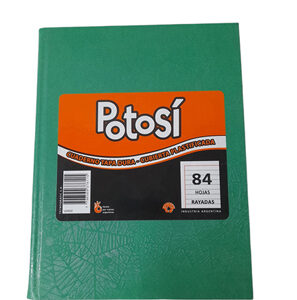 Cuaderno t/dura x84 hojas Potosi