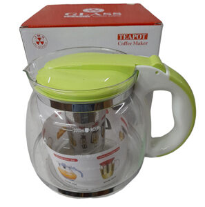 Cafetera de vidrio c/filtro