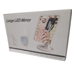 Espejo c/16 leds recargable USB
