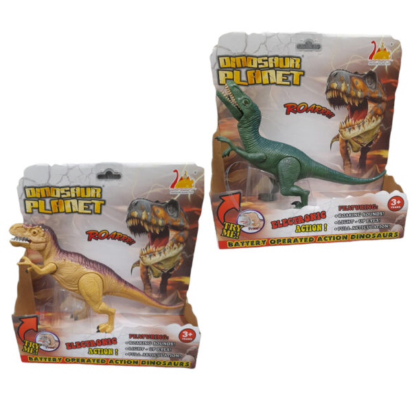 Dinosaurio c/luz y sonido