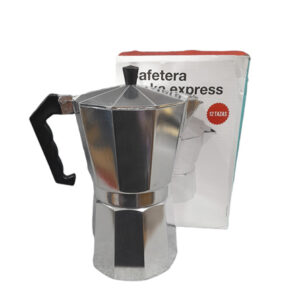 Cafetera de acero t/italiana p/12 tazas