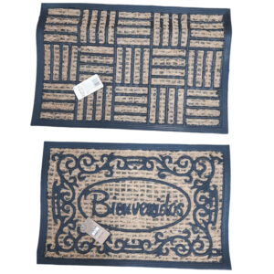 Alfombra goma y jute